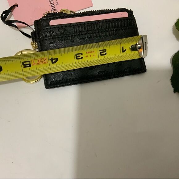 Juicy Couture Black Heart and Soul Forget Me Not Wristlet Purse NWT - Picture 7 of 9